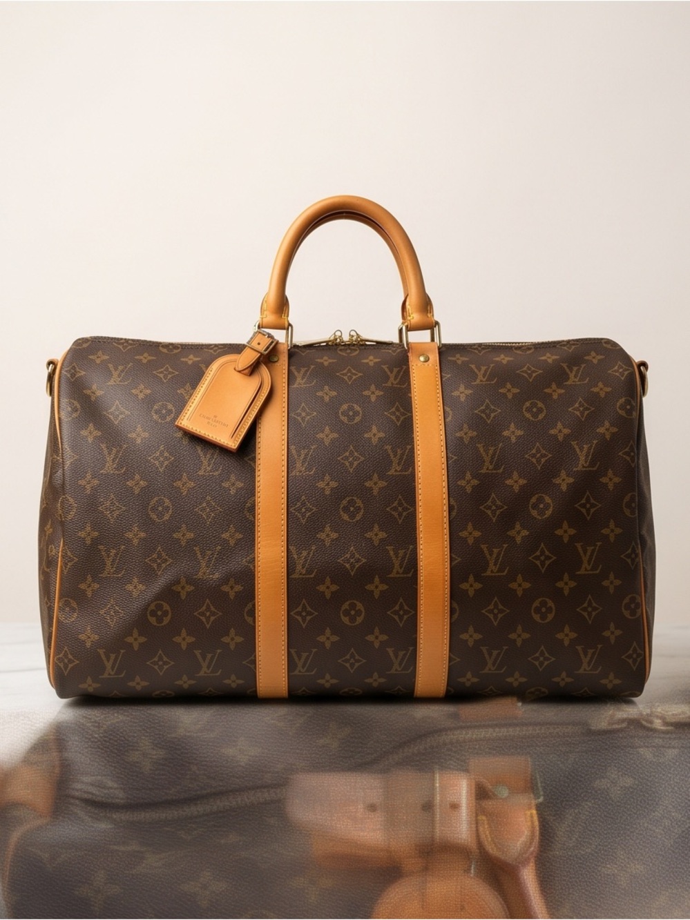 Authentic Louis Vuitton Keepall Bandouliere 50